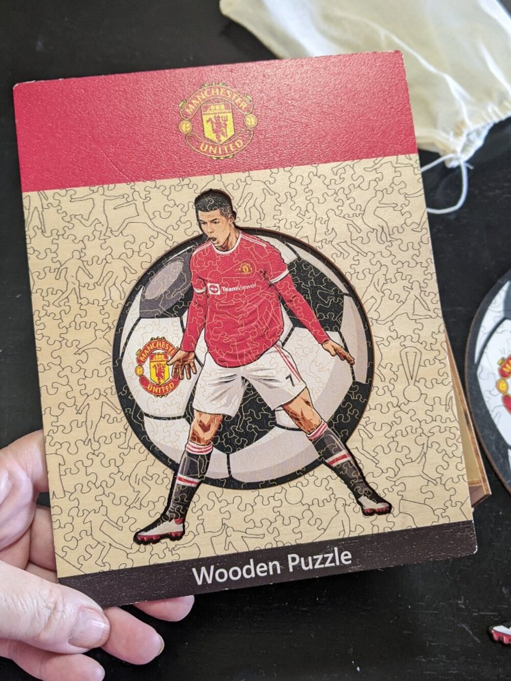 Cristiano Ronaldo Manchester United wooden puzzle 150 pieces